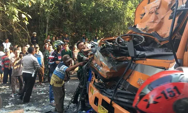 Kumpulan Fakta Hasil Olah TKP Kecelakaan Maut Bus Rosalia dan Truk Tangki di Bandar Lampung